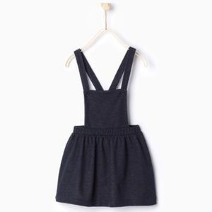 Zara Dungarees with Skirt / Navy Blue